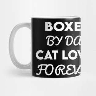 boxer cat Mug